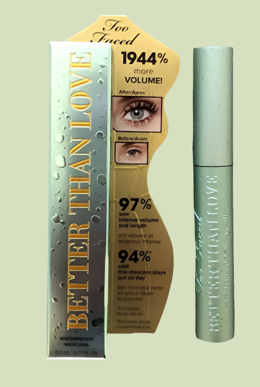 Too Faced Better Than Love Waterproof Mascara | Volume + Length