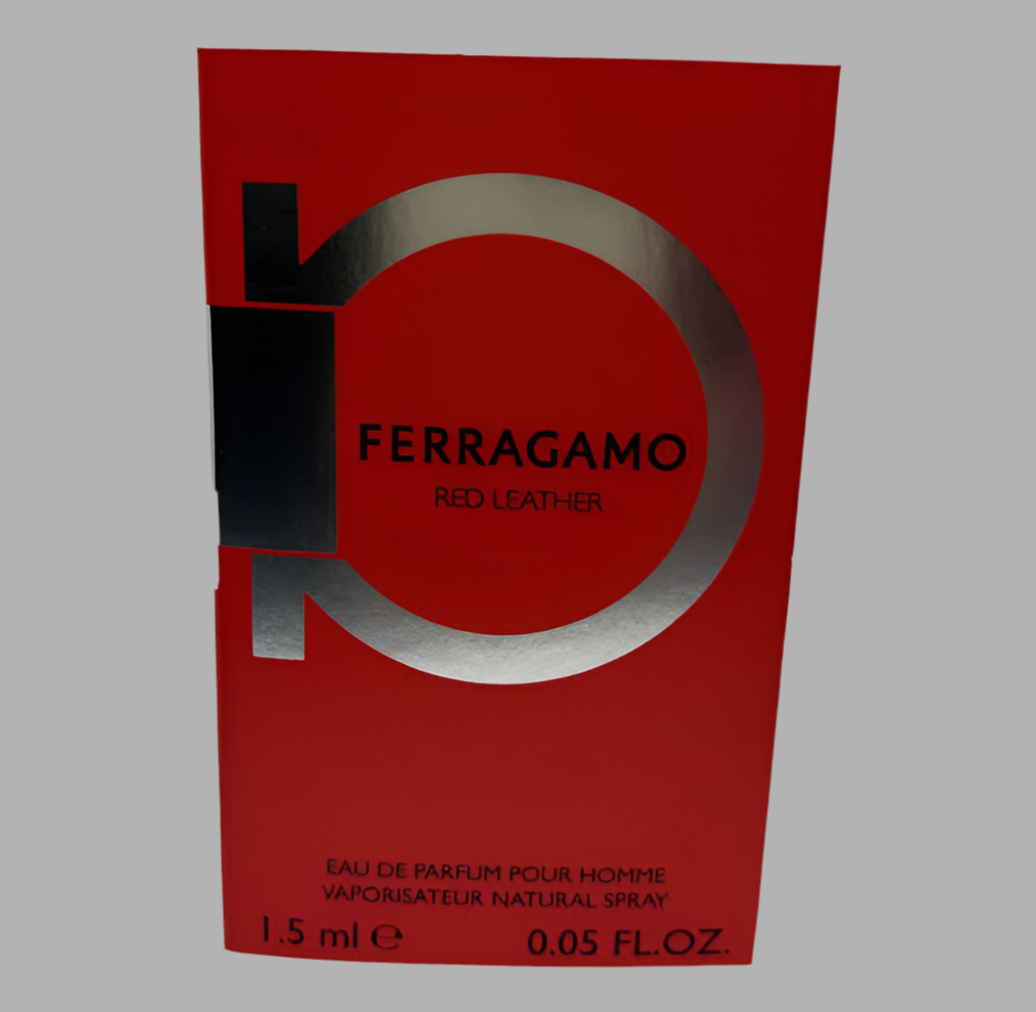 Ferragamo Red Leather Eau De Parfum Spray Sample 1.5ml