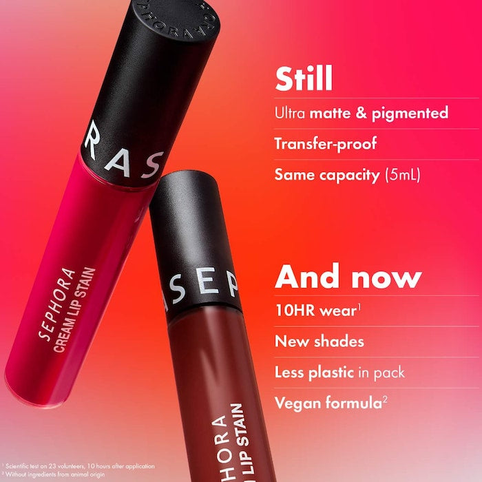 SEPHORA COLLECTION
Cream Lip Stain 10HR Liquid Lipstick