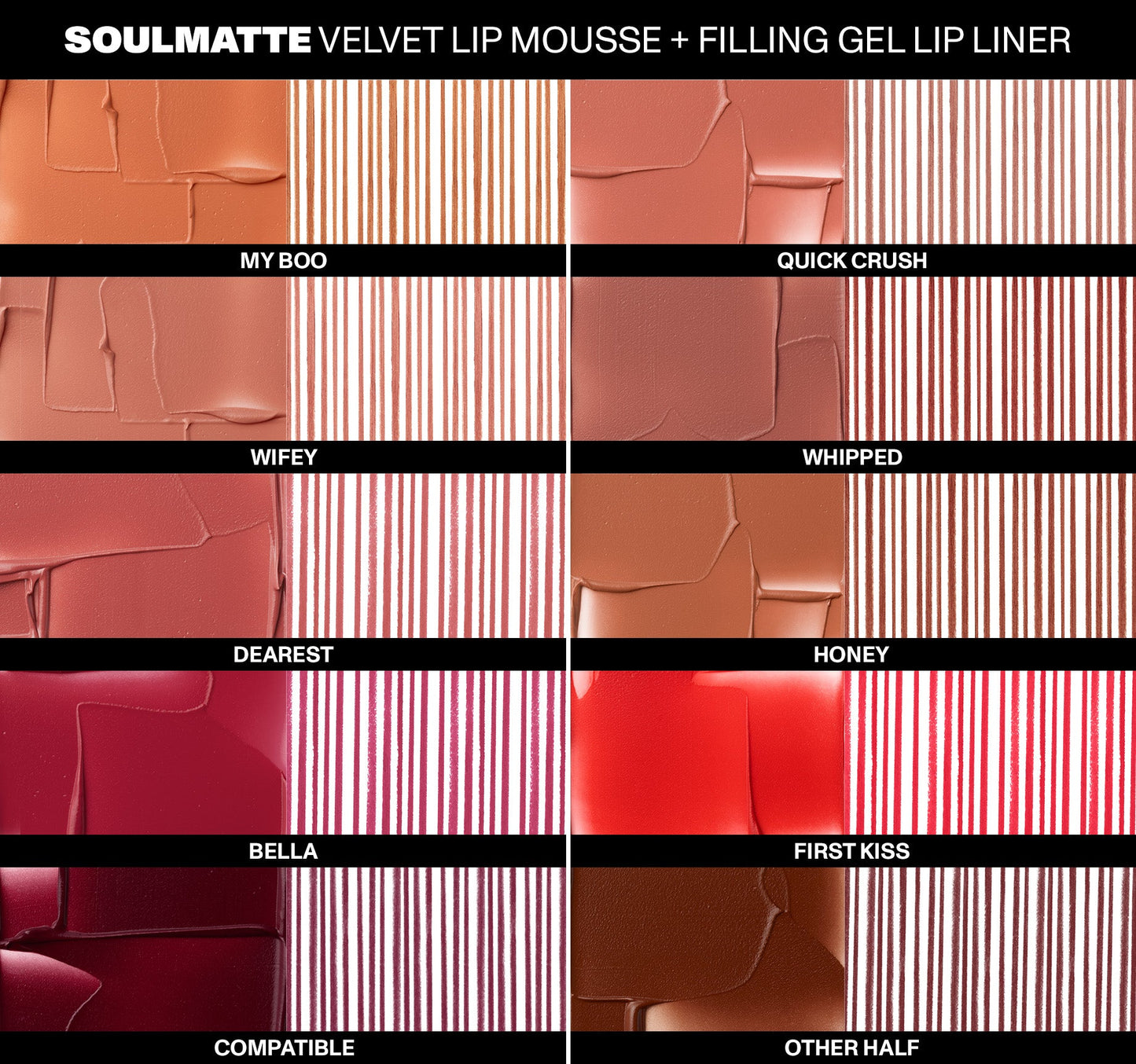 Morphe Soulmatte Filling Gel Lip Liner-Compatible