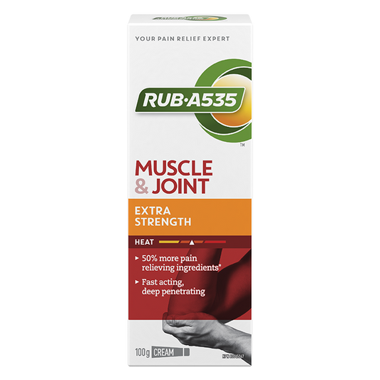 RUB•A535TM
Muscle & Joint Extra Strength Heat Cream 40g