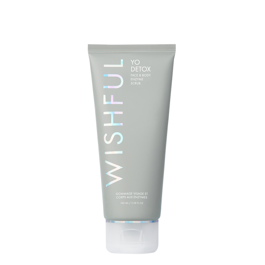 Wishful Yo Detox Charcoal Face & Body Enzyme Scrub
Size: 100ml