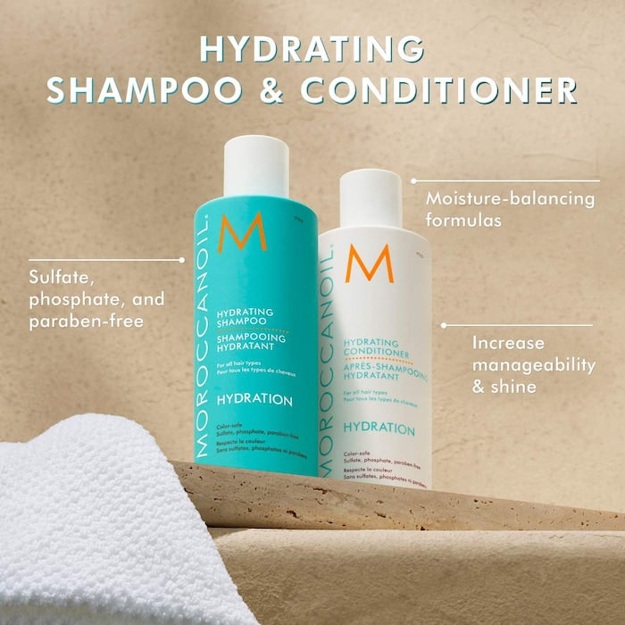 Moroccanoil
Hydrating Shampoo and Conditioner Duo 40ml