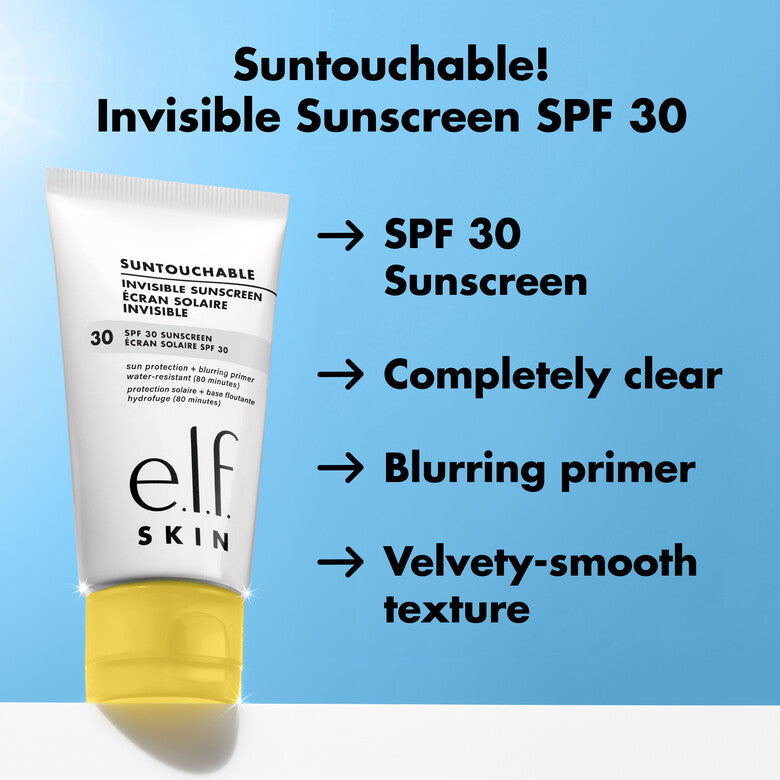 Elf Suntouchable Invisible Sunscreen SPF 30 Mini 10ml