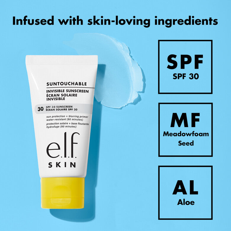 Elf Suntouchable Invisible Sunscreen SPF 30 Mini 10ml