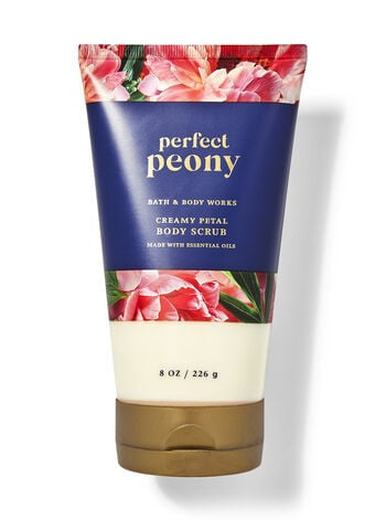 Bath & Body Works Perfect Peony Creamy Petal Body Scrub with Essential Oils - 226g