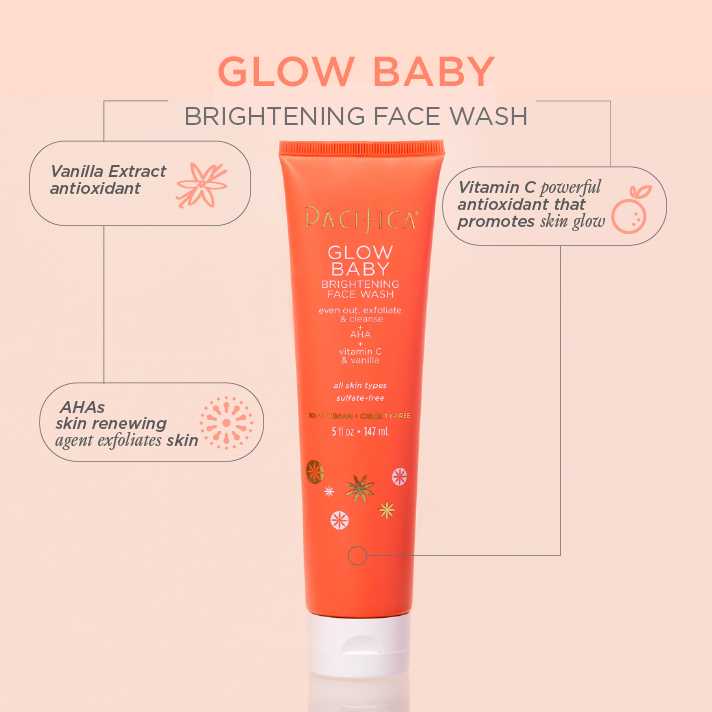 Pacifica GLOW BABY
Brightening Face Wash 40ml