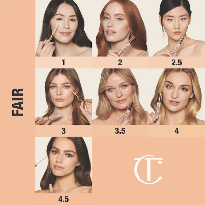 Charlotte Tilbury
Beautiful Skin Medium to Full Coverage Radiant Concealer with Hyaluronic Acid