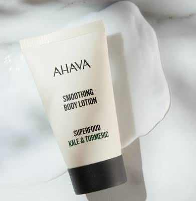 Ahava Superfood Kale & Turmeric Smoothing Body Lotion cream 40ml