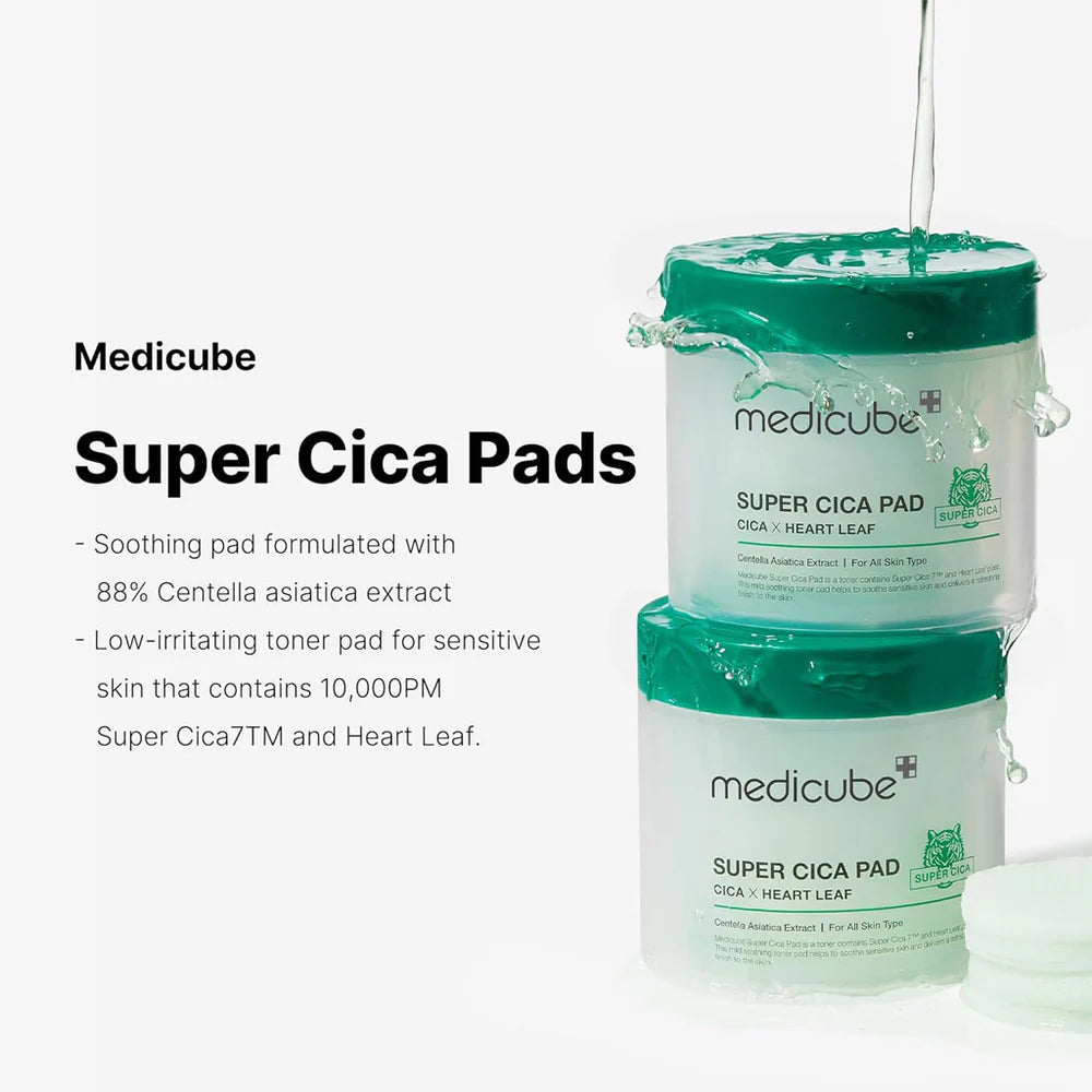 Medicube Super Cica Facial Toner Pads (70 Pads)