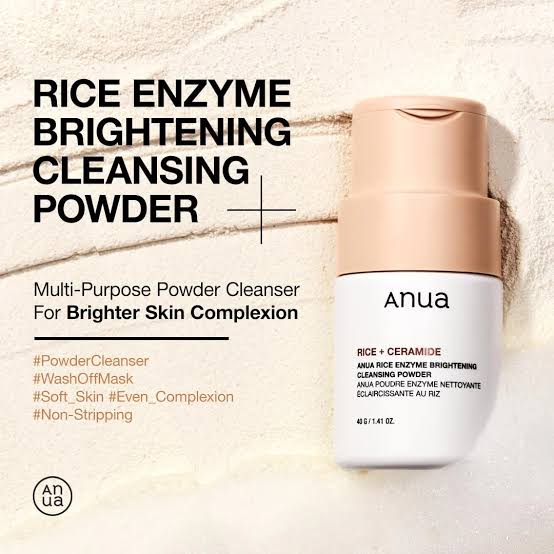 Anua Rice Enzyme Brightening Cleansing Powder 40g