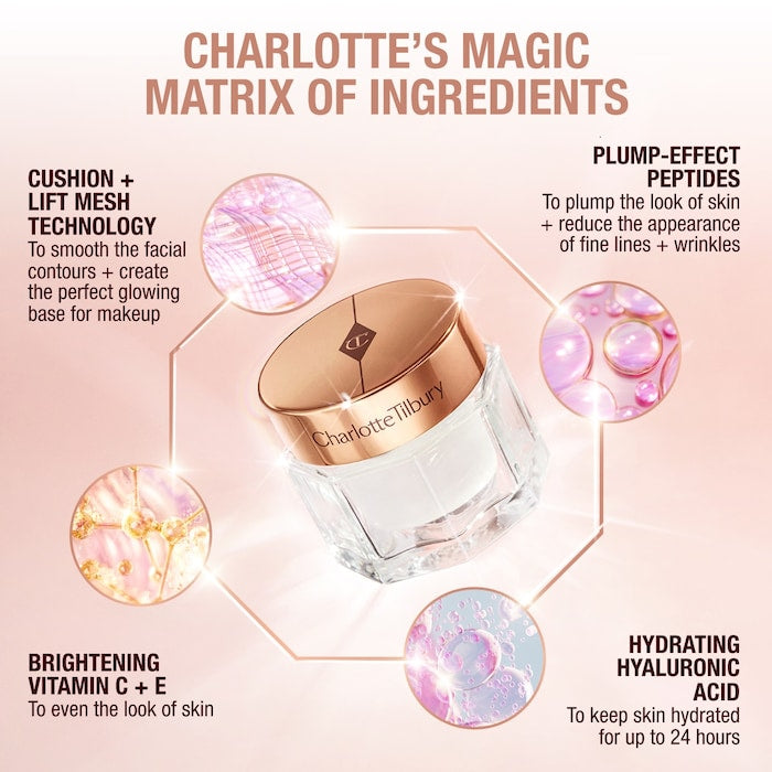 Charlotte Tilbury 
Magic Cream Anti-Aging Moisturizer with Hyaluronic Acid