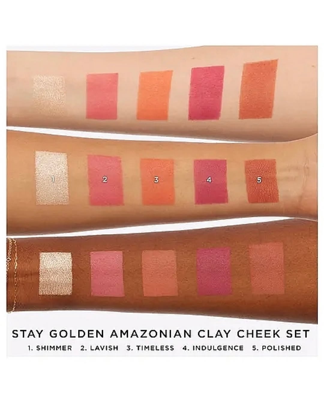 Tarte stay golden Amazonian clay cheek set