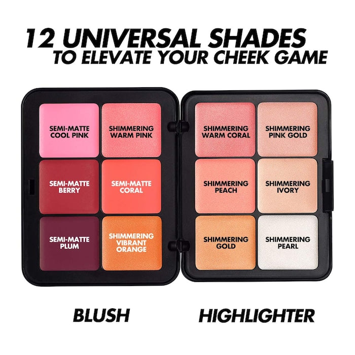 MAKE UP FOR EVER 
HD Skin Blush & Glow Longwear Cream Face Palette