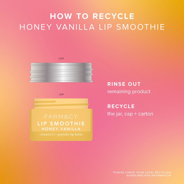 Farmacy 
Lip Smoothie Vitamin C + Peptide Lip Balm Honey Vanilla