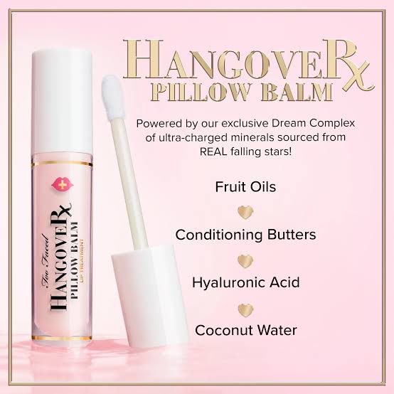 Too Faced Hangover Pillow Balm Ultra-Hydrating Lip Balm Full Size