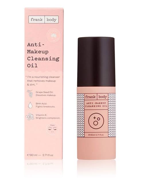 Frank Body Anti-Makeup Cleansing Oil | Wipe-free Makeup Remover