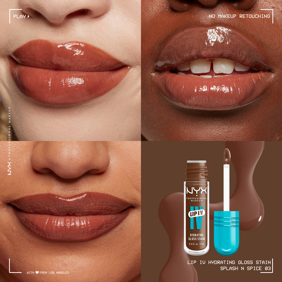 NYX Lip I.V. Hydrating Lip Gloss Stain