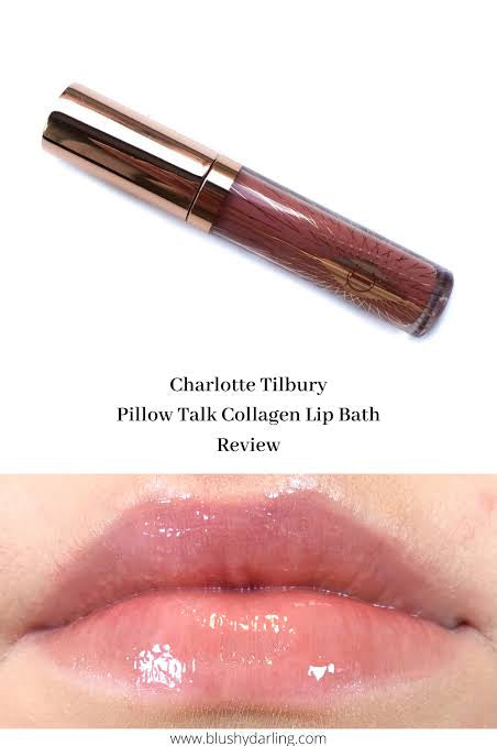 Charlotte Tilbury Collagen Lip Bath Gloss - Pillow Talk Mini