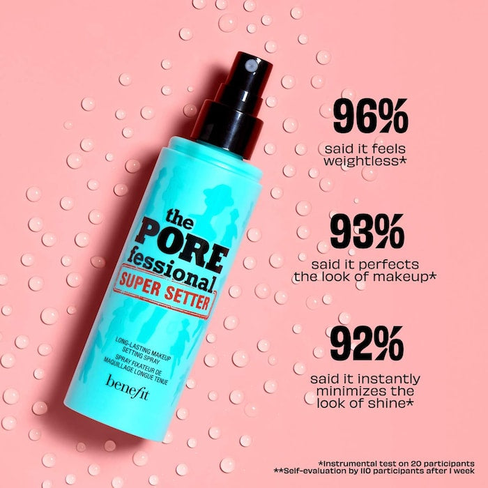 Benefit Cosmetics 
The POREfessional: Super Setter Pore-Minimizing Waterproof Setting Spray 120ml