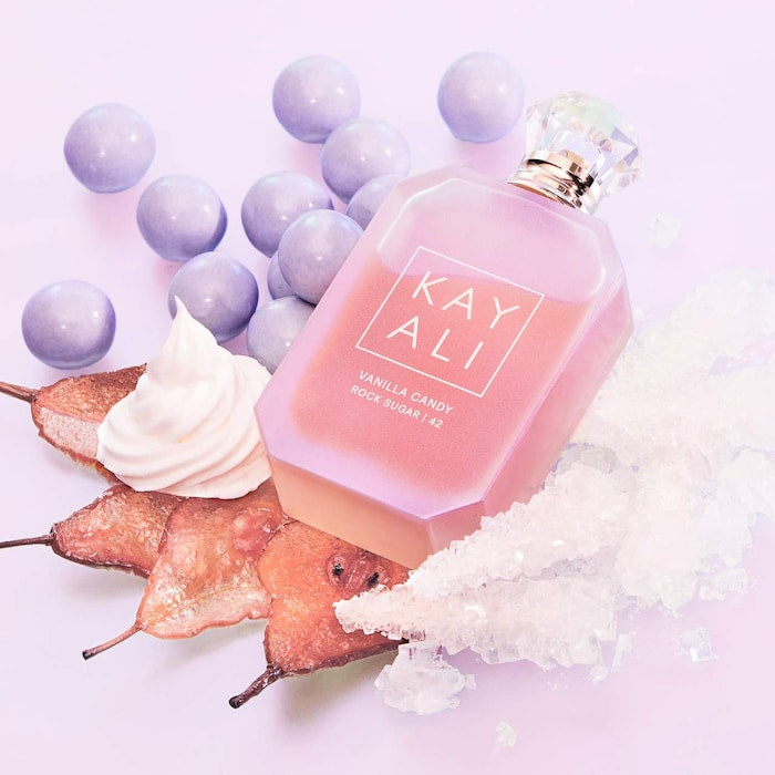 KAYALI
VANILLA CANDY ROCK SUGAR | 42 Eau de Parfum Travel Spray